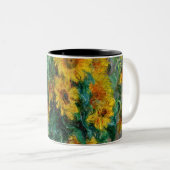 Claude Monet - Sonnenblumen Zweifarbige Tasse (VorderseiteRechts)