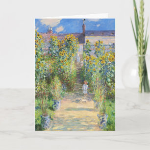 Claude Monet Sonnenblumengarten in Vétheuil Karte