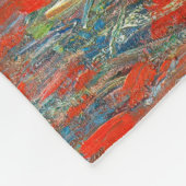 Claude Monet - Sonnenblumenstrauß Fleecedecke (Ecke)