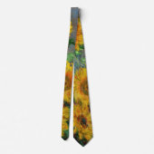 Claude Monet - Sonnenblumenstrauß Krawatte (Rückseite)