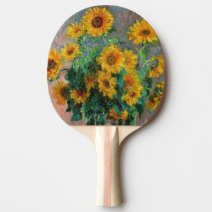 Claude Monet - Sonnenblumenstrauß Tischtennis Schläger