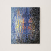Claude Monet - Sonnenuntergang auf dem die Puzzle (Vertikal)