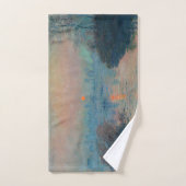 Claude Monet - Sonnenuntergang auf der Seine am La Badhandtuch Set (Handtuch)