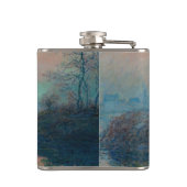 Claude Monet - Sonnenuntergang auf der Seine am La Flachmann (Rückseite)