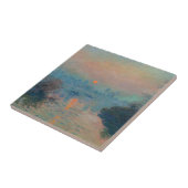 Claude Monet - Sonnenuntergang auf der Seine am La Fliese (Seite)