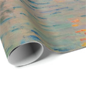 Claude Monet - Sonnenuntergang auf der Seine am La Geschenkpapier (Rolleneckpunkt)