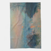 Claude Monet - Sonnenuntergang auf der Seine am La Geschirrtuch (Vertikal)