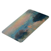 Claude Monet - Sonnenuntergang auf der Seine am La Magnet (Linke Seite)