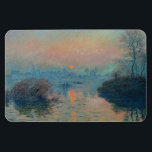 Claude Monet - Sonnenuntergang auf der Seine am La Magnet<br><div class="desc">Sonnenuntergang auf der Seine am Lavacourt,  Wintereffekt / Soleil Couchant sur la Seine a Lavacourt,  Effekt d'hiver - Claude Monet,  Öl auf der Leinwand,  1880</div>