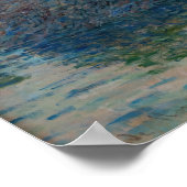 Claude Monet - Sonnenuntergang auf der Seine am La Poster (Ecke)