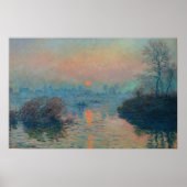 Claude Monet - Sonnenuntergang auf der Seine am La Poster (Vorne)