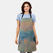 Claude Monet - Sonnenuntergang auf der Seine am La Schürze (Getragen)