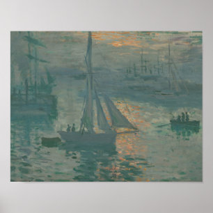 Claude Monet - Sonnenuntergang (Marine) Poster