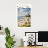 Claude Monet Sonniger Strandtag Wandkunst Poster (Heimbüro)