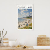 Claude Monet Sonniger Strandtag Wandkunst Poster (Küche)
