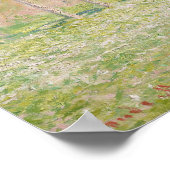 Claude Monet Spring in Giverny Malerei Printing Poster (Ecke)