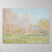 Claude Monet Spring in Giverny Malerei Printing Poster (Vorne)
