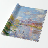 Claude Monet Spring von der Seine Geschenkpapier (Ungerollt)