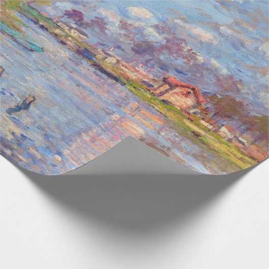 Claude Monet Spring von der Seine Geschenkpapier (Ecke)