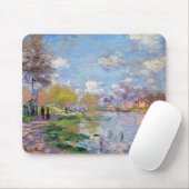 Claude Monet Spring von der Seine Mousepad (Mit Mouse)