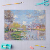 Claude Monet Spring von der Seine Seidenpapier (Basteln)