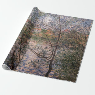 Claude Monet - Springtime durch die Zweige Geschenkpapier