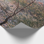 Claude Monet - Springtime durch die Zweige Geschenkpapier (Ecke)