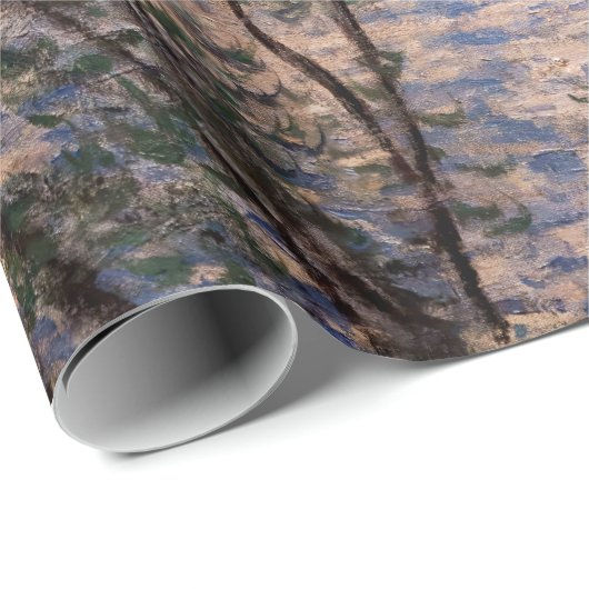 Claude Monet - Springtime durch die Zweige Geschenkpapier (Rolleneckpunkt)