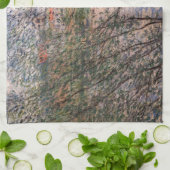 Claude Monet - Springtime durch die Zweige Geschirrtuch (Gefaltet)