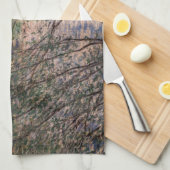 Claude Monet - Springtime durch die Zweige Geschirrtuch (Viertel Falte)