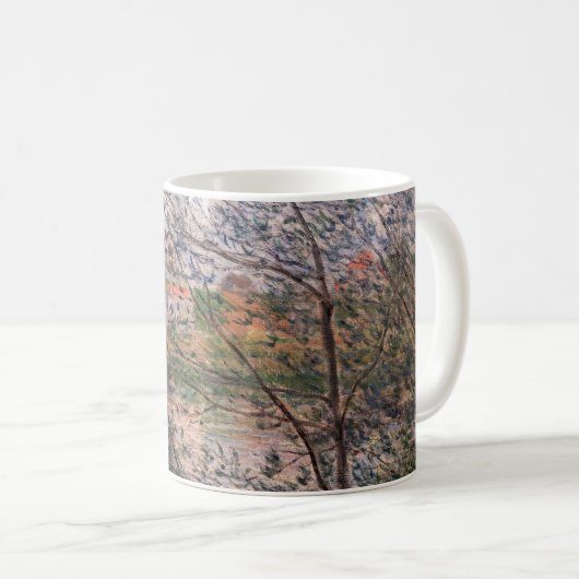 Claude Monet - Springtime durch die Zweige Kaffeetasse (VorderseiteRechts)