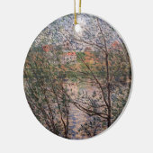 Claude Monet - Springtime durch die Zweige Keramik Ornament (Links)
