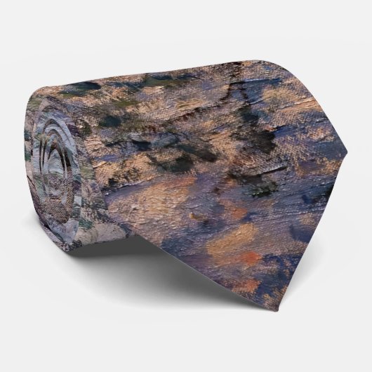 Claude Monet - Springtime durch die Zweige Krawatte (Gerollt)