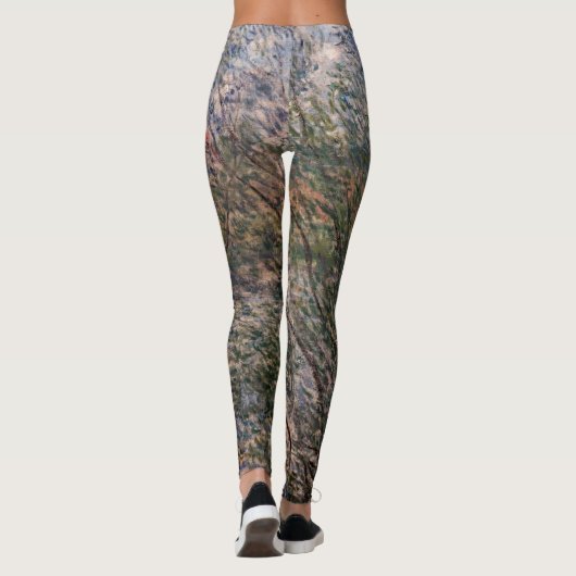 Claude Monet - Springtime durch die Zweige Leggings (Rückseite)