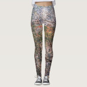 Claude Monet - Springtime durch die Zweige Leggings (Vorderseite)