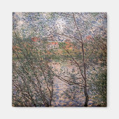 Claude Monet - Springtime durch die Zweige Magnet (Vorne)