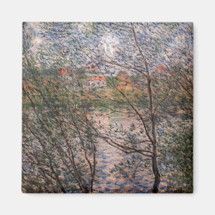Claude Monet - Springtime durch die Zweige Magnet