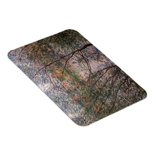 Claude Monet - Springtime durch die Zweige Magnet (Rechte Seite)