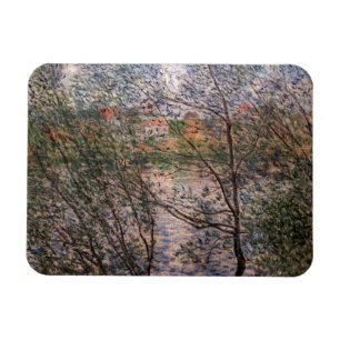 Claude Monet - Springtime durch die Zweige Magnet