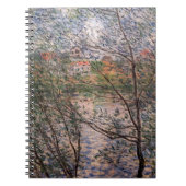Claude Monet - Springtime durch die Zweige Notizblock (Vorderseite)
