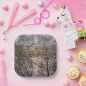 Claude Monet - Springtime durch die Zweige Pappteller (Party)