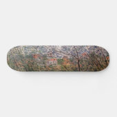 Claude Monet - Springtime durch die Zweige Skateboard (Horizontal)