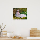 Claude Monet Springtime Impressionismus Gemälde Poster (Küche)