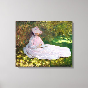 Claude Monet Springtime Impressionismus Leinwanddruck