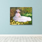 Claude Monet Springtime Impressionismus Wrap Leinwanddruck (Insitu (Holzboden))