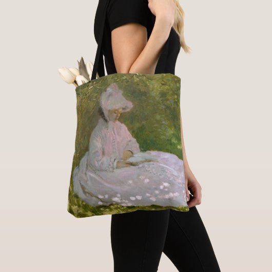Claude Monet - Springtime Tasche (Von Nahem)