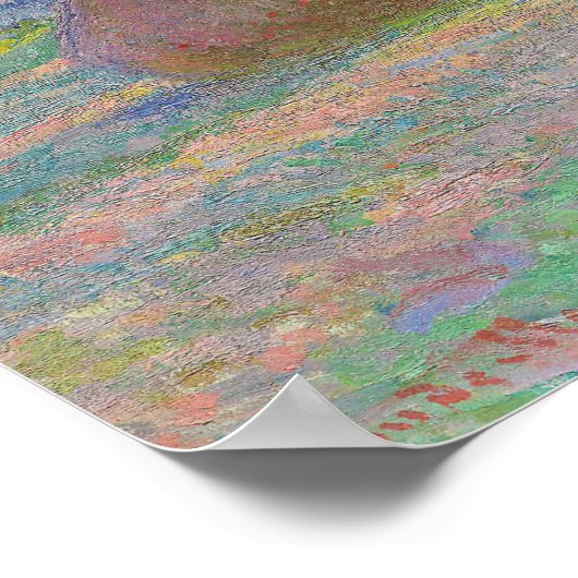 Claude Monet Stacks of Wheat End Summer Artwork Poster (Ecke)