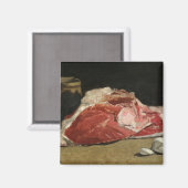 Claude Monet | Still Life, the Joint of Meat Magnet (Vorderseite/Rückseite)