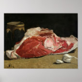 Claude Monet | Still Life, the Joint of Meat Poster (Vorne)