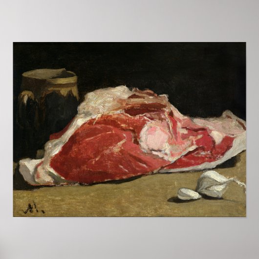 Claude Monet | Still Life, the Joint of Meat Poster (Vorne)